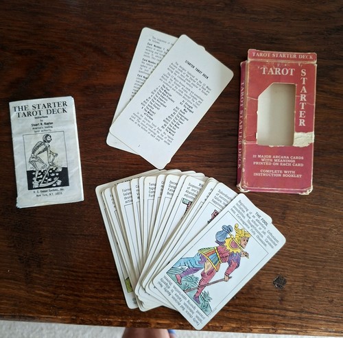 Vintage 1977 tarot starter - tarot,