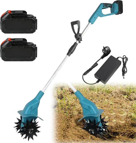 Cordless tiller with 4 0ah - cordless, *