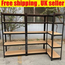 5 Tier Metal Shelving Unit for Garage Shed Industrial Heavy Duty Storage Racking