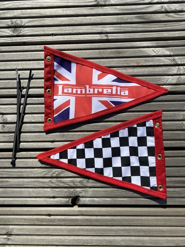 Union jack lambretta scooter - union,