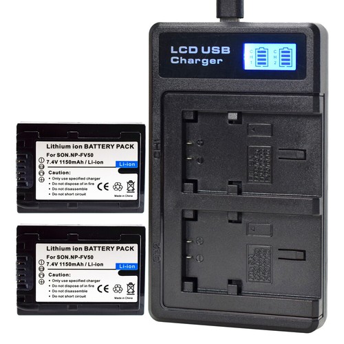 Battery fv30 lcd - np-fv30,