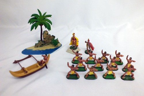 Vtg hawaiian lead tin - vtg, toy