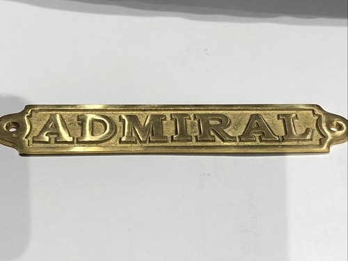 Admiral brass door - admiral,