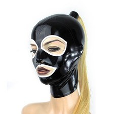Womens Latex Hood with Blond