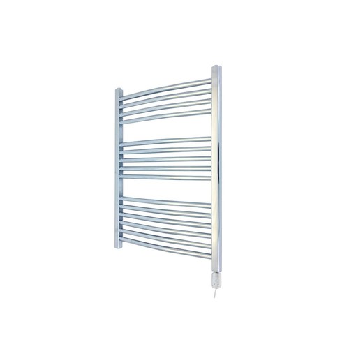 Curved chrome electric towel - curved,