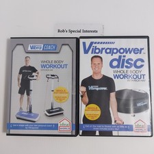 Vibrapower Whole Body Workout DVD Bundle Rick Hay Vibra Coach Disc Fitness