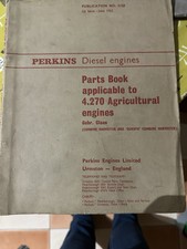 Perkins 4.270 Agricultural Engine Parts Book