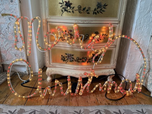 Vintage large merry christmas - large,