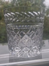 Stuart Crystal Large Cheltenham Whisky Glass/Tumbler 3.5" tall