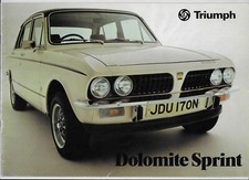 1976 Triumph Dolomite Sprint car brochure