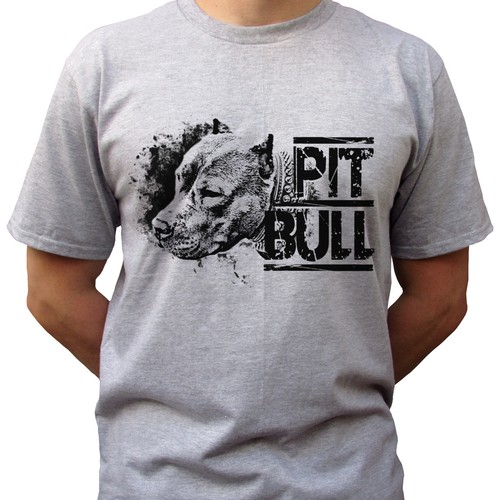 Pitbull grey shirt top pit - t,