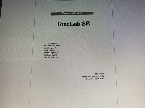 Vox tonelab service - vox,