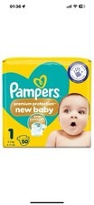 Pampers New Baby Size 1 Nappy