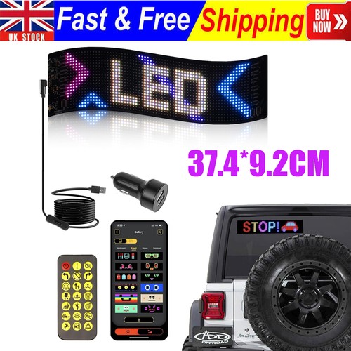 Car rgb led - led, scrolling
