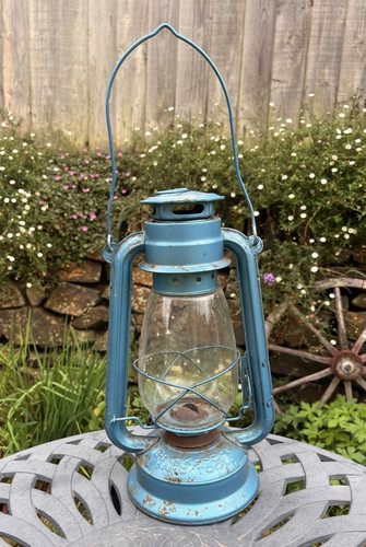 Large vintage blue - large, blackspur