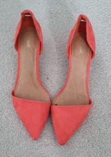 Next Peach/Orange kitten heel shoes - Size UK 5.5 Brand New