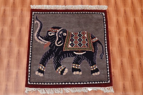 Elephant rug silk - rug, wall