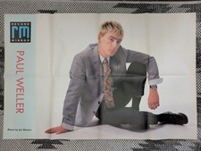 PAUL WELLER STYLE COUNCIL Record Mirror 3ft x 2ft POSTER  1987  VG + Condition