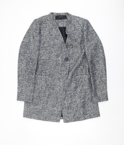 Zara women blue tweed - women's, l
