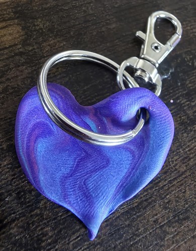 Purple blue pink fimo - purple,,