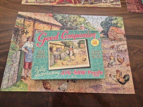 Vintage good companion jigsaw - vintage,