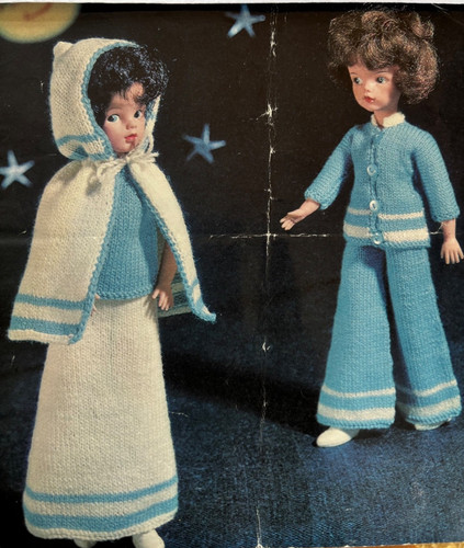 Retro doll clothes outfits - doll,