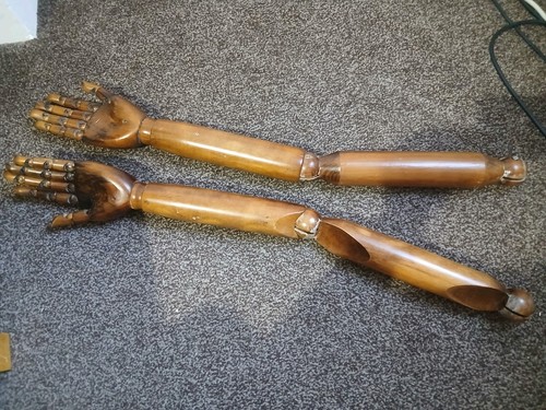 Pair wooden mannequin - pair,