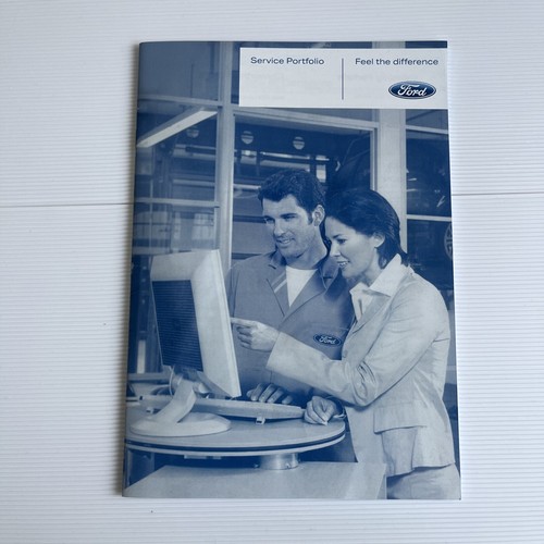 Ford fiesta service book - ford, st