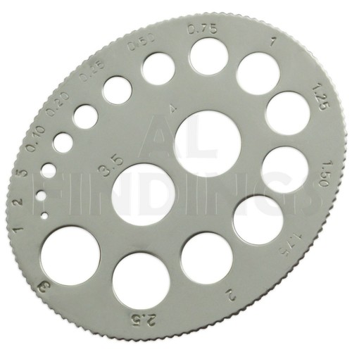 Round diamond gauge measure - round,
