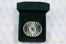 Cased Sunflower Pattern Silver