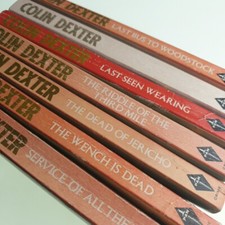 7x Colin Dexter Inspector Morse Paperback Book Lot