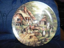 WEDGWOOD DISPLAY PLATE THE APPLE PICKER LIMITED ED CHRIS HOWELLS 1991