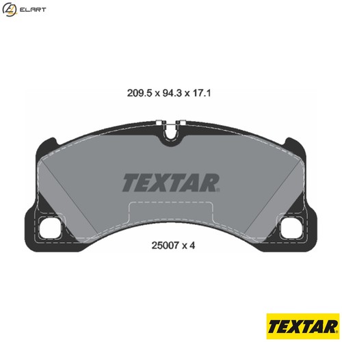Brake pad set - brake,