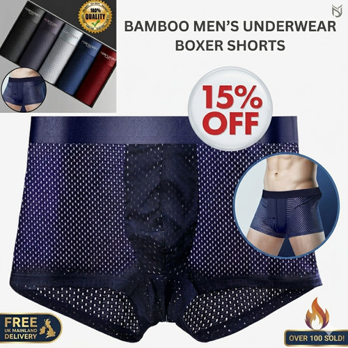 Quality bamboo men underwear - bamboo, men's