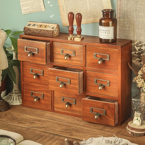 Vintage small wooden chest - chest, of