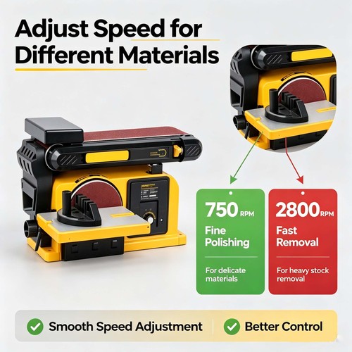 Electric belt disc sander - electric, +