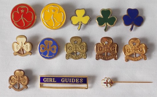Vintage girl guides badges - 12,