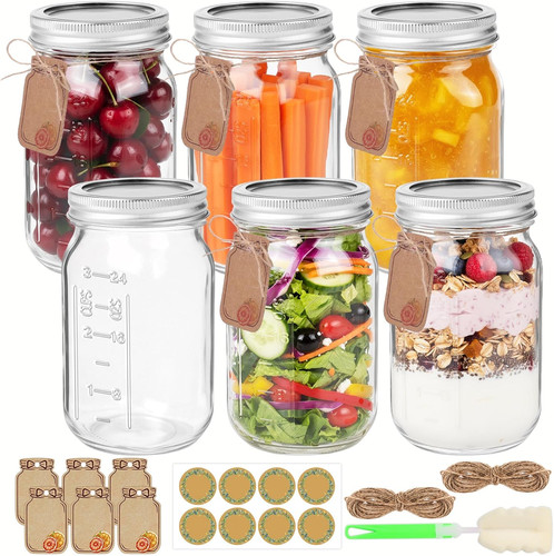 Wide mouth graduated canning - graduated,