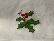 CHRISTMAS HOLLY TOWEL