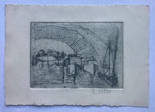 Etching Brigitte Tietze Berlin