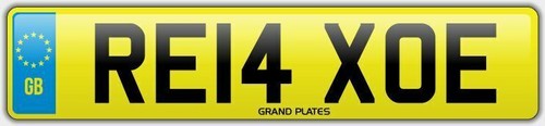 Relax relaxed number plate - relax,