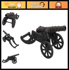 Cast Iron Cannon Statue Figure