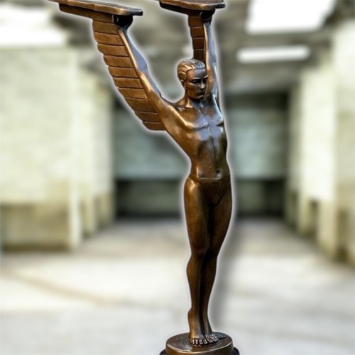 Bronze figure icarus statue - bronze,