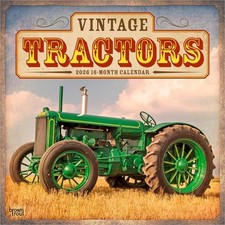 Vintage Tractors | 2026 12x24"