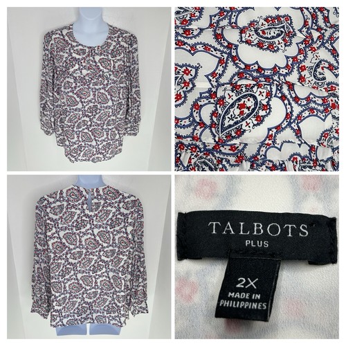 Talbots cotton button front - talbots,