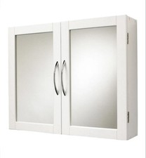 Lenna White Double Cabinet