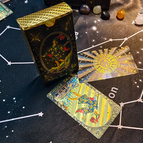 Gold foil traditional tarot - foil,