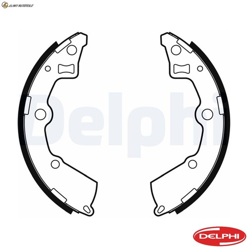 Brake shoe set - brake,