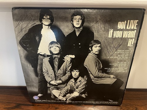 Rolling stones signed got - got, live