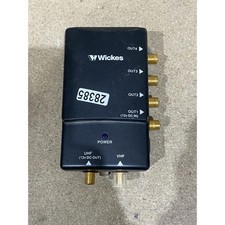 Wickes Digital Pro Amplifier MXR0028K Portable 4-Outputs TV & DAB Radio Aerial